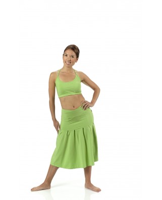 Pleated Swing Skirt